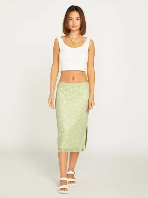 Cryptogram Skirt - Sage