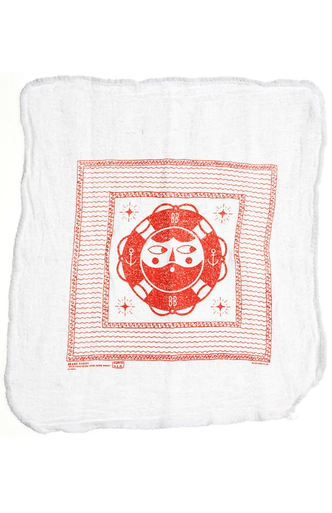 BEARD BUDDY HANDKERCHIEF & BUTTON