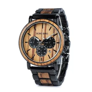 Boho Style Wooden Men's Watch