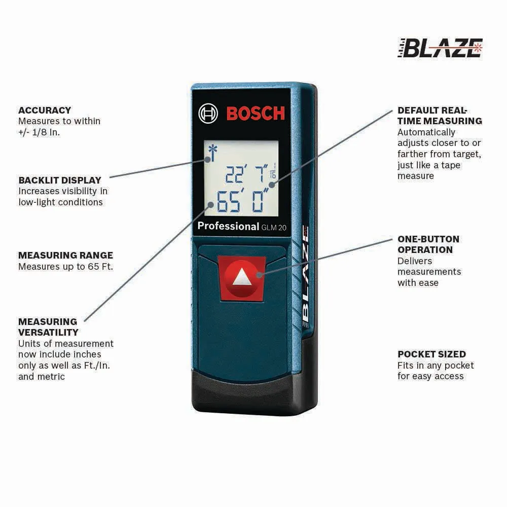 Bosch GLM 20 65' Laser Measure