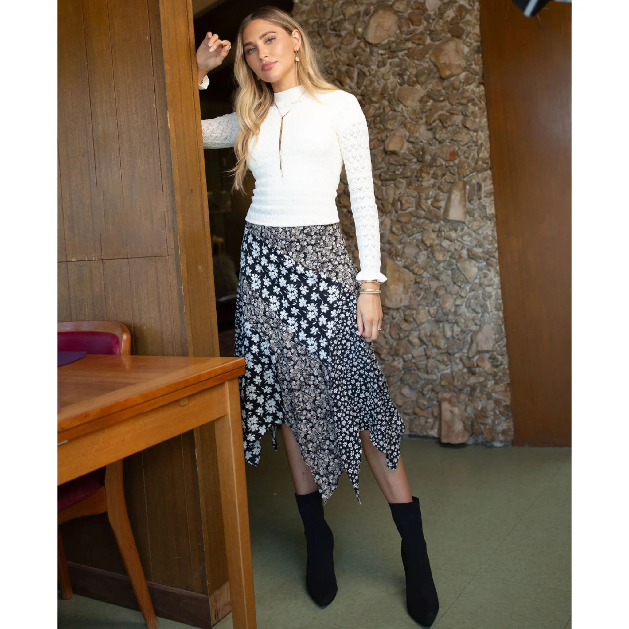 Brachy Skirt Winter Floral Adina LV