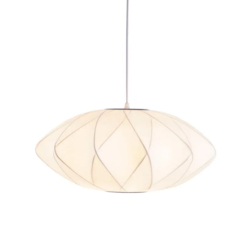 Bubble Mulberry Silk Pendant Lamp