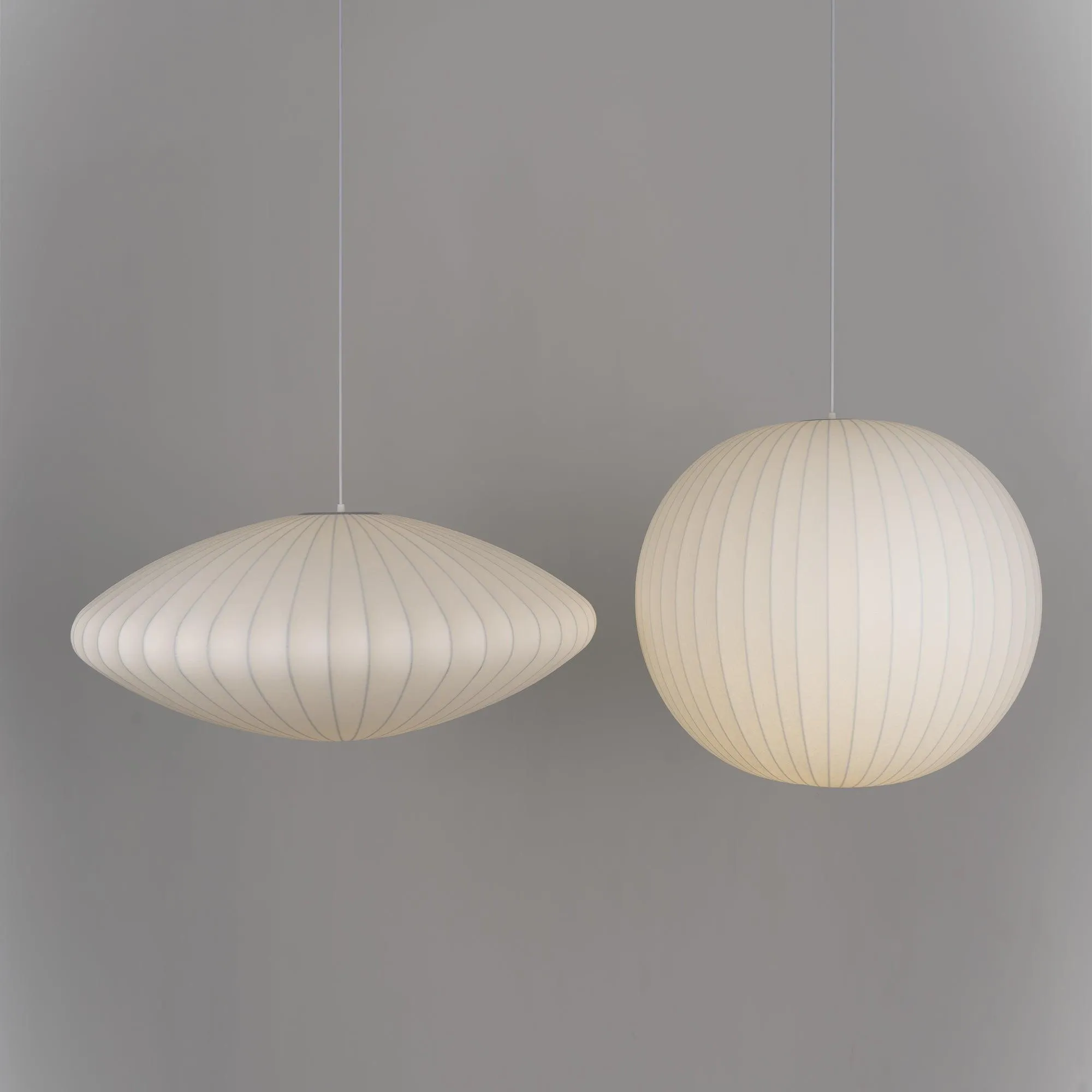 Bubble Mulberry Silk Pendant Lamp