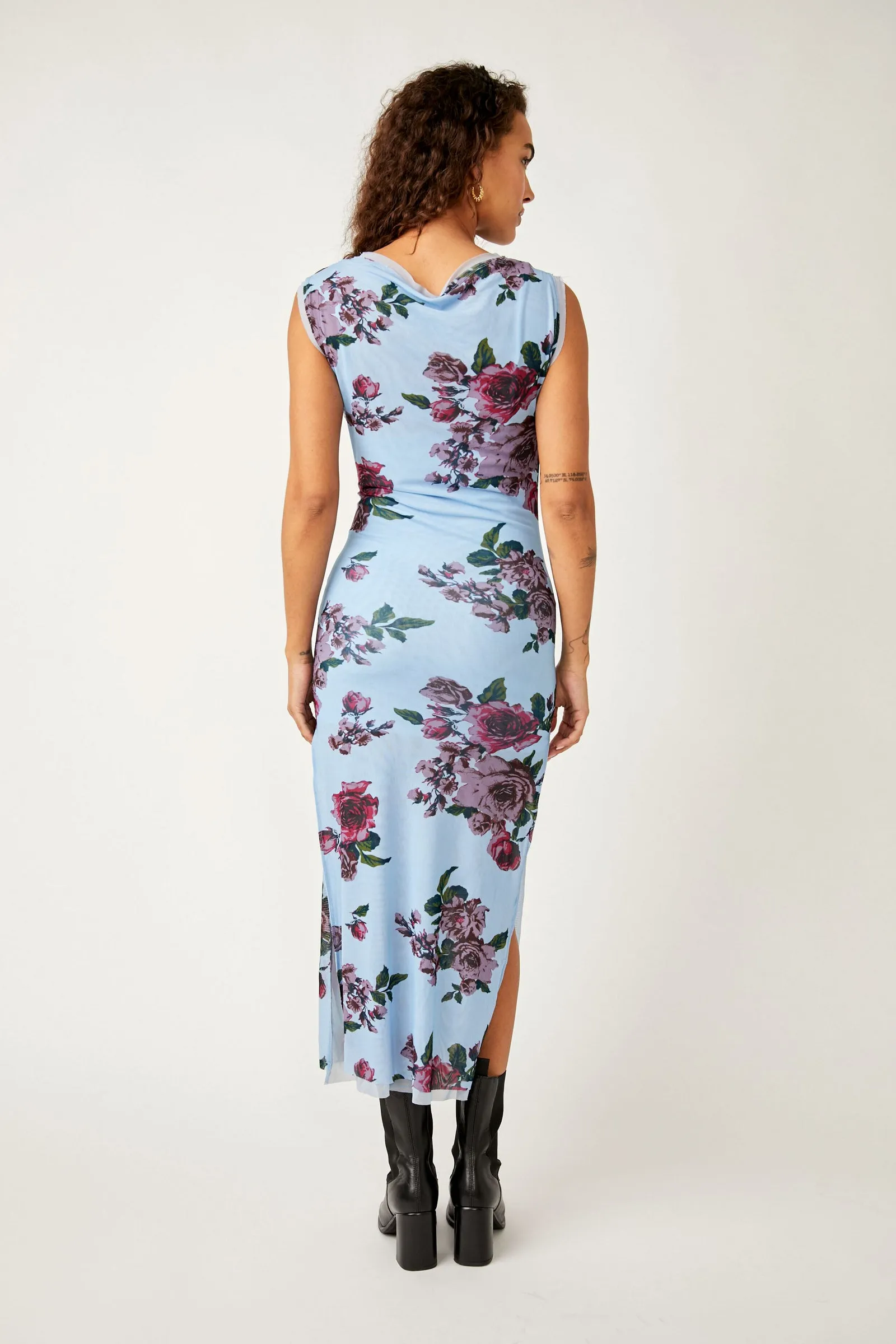 Carmel Midi Dress Blue