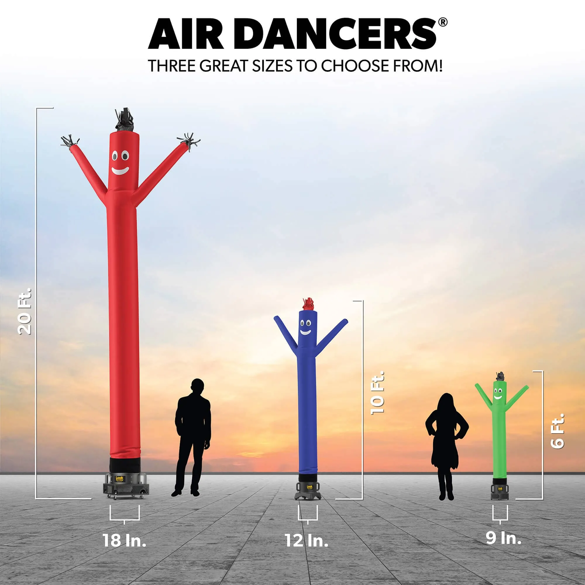 Clown Air Dancers® Inflatable Tube Man