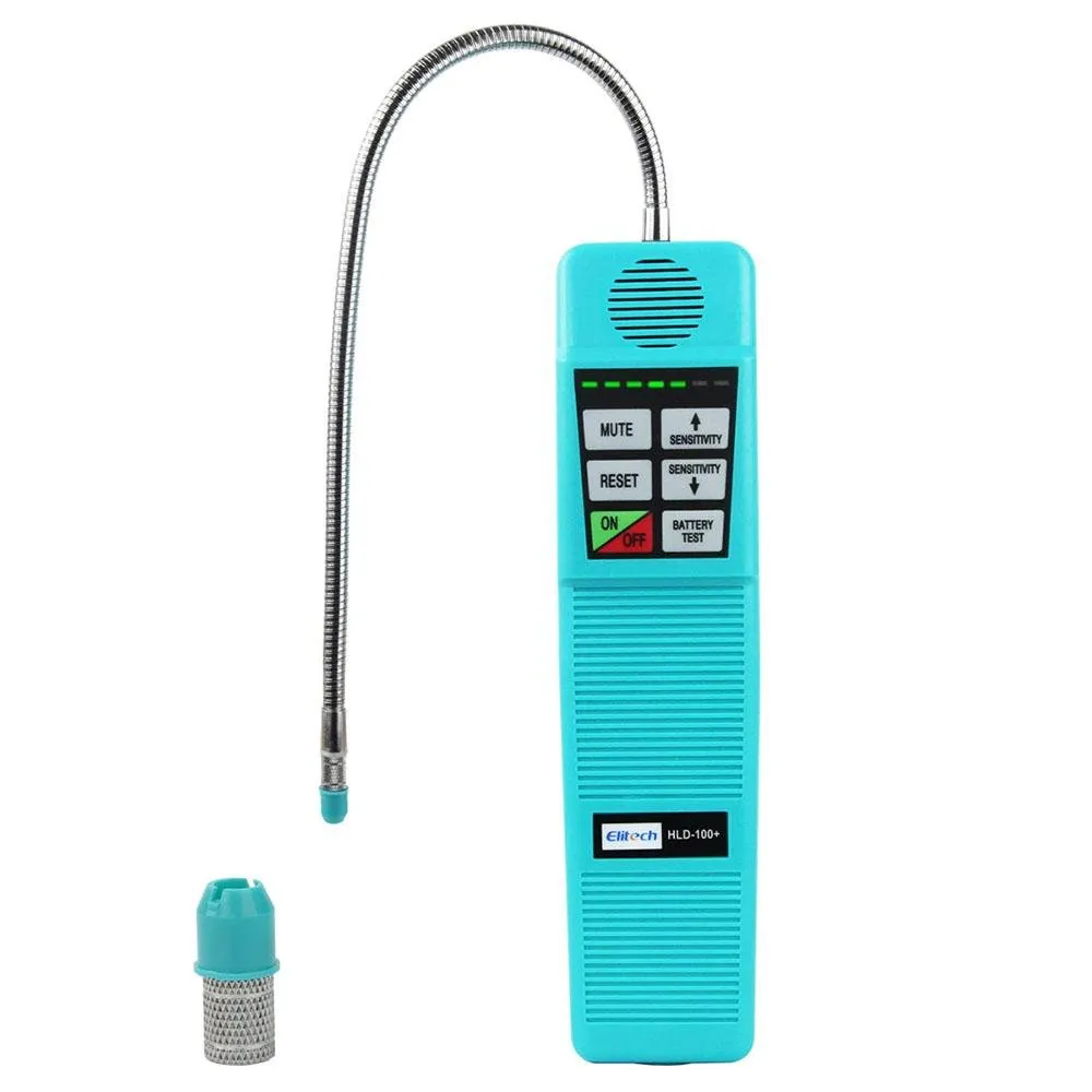 Elitech HLD-100  Portable Halogen Leak Detector with 1 Extra Sensor Tip