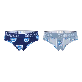 England FA Classic & Away Bundle - Ladies Briefs 2 Pack Bundle