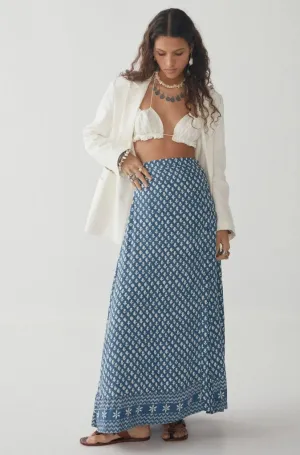 Maison Hotel Fabia Skirt in Blue Simone