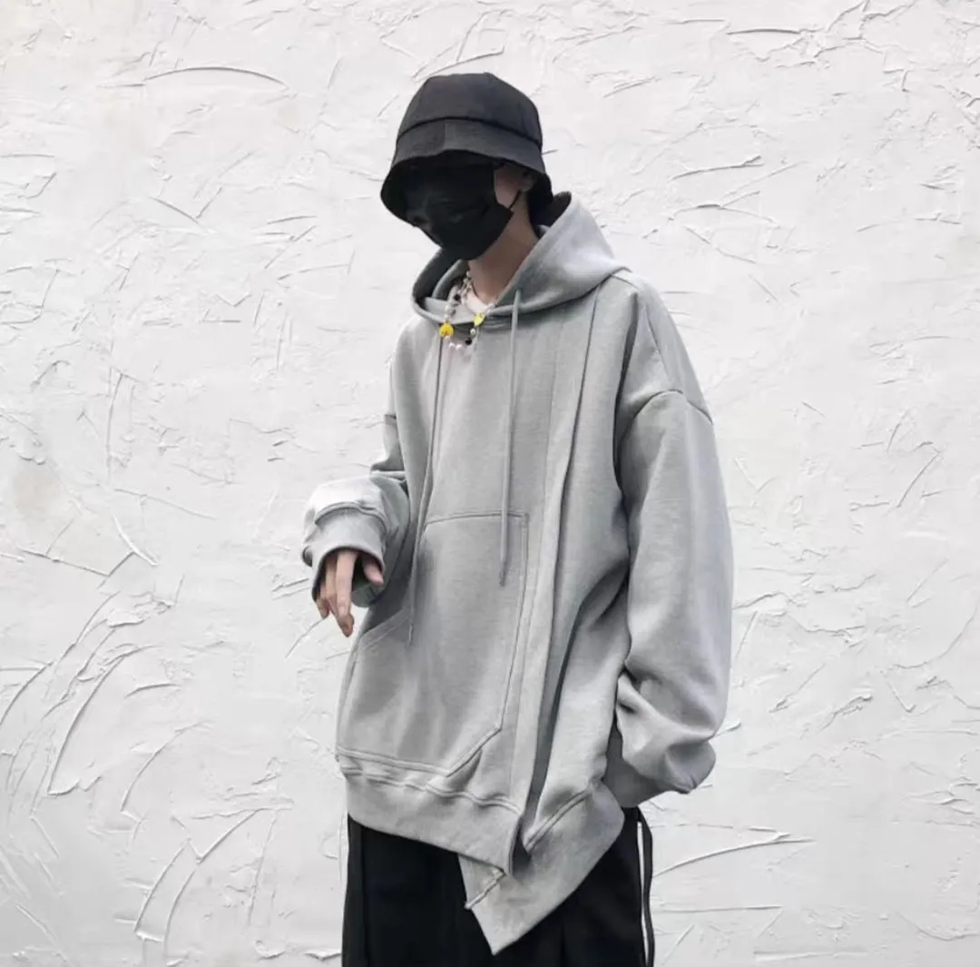 Men's Oversized Long Sleeve Hoodie Pullover /Avangarde