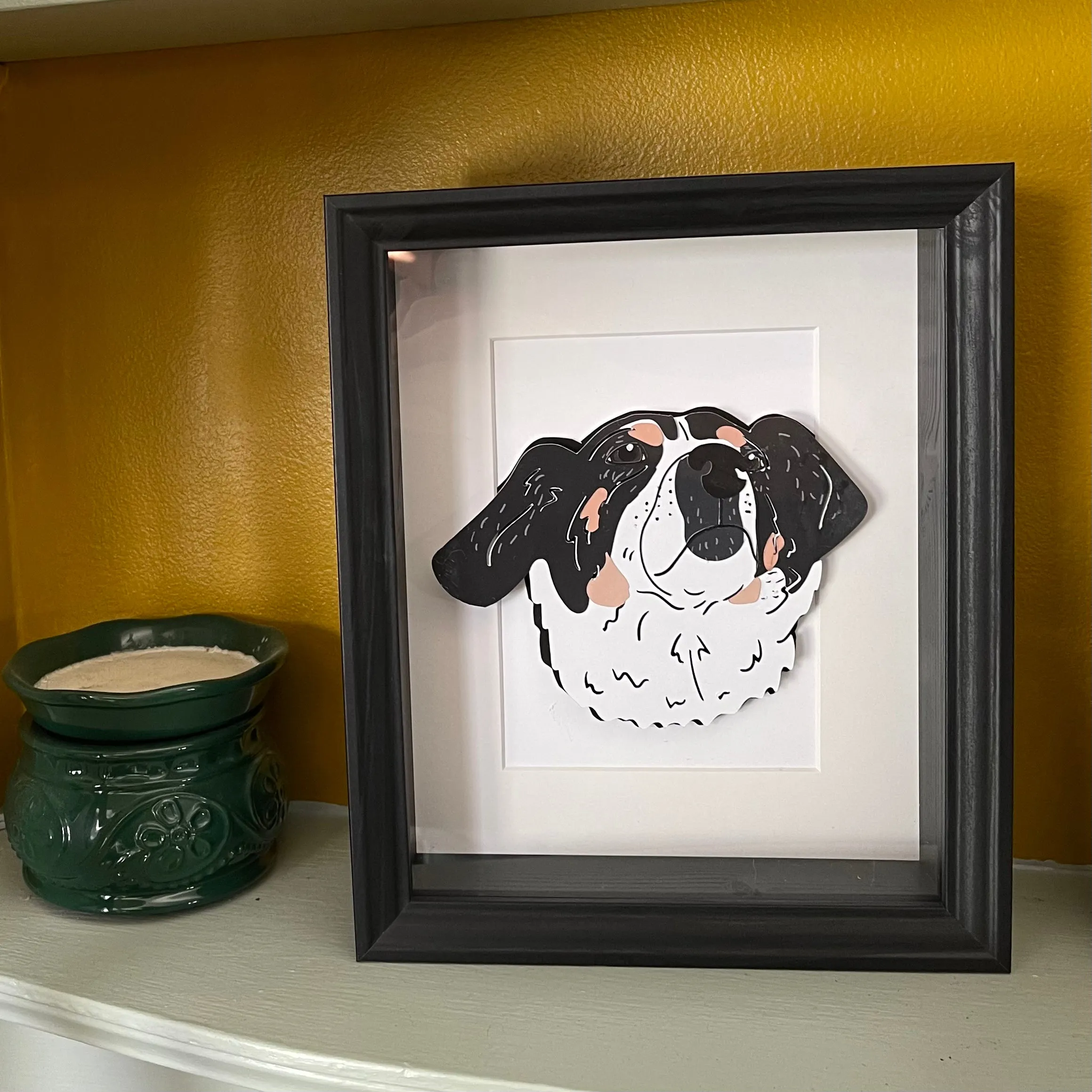 Paper Cut Pet Portrait | Custom Artwork