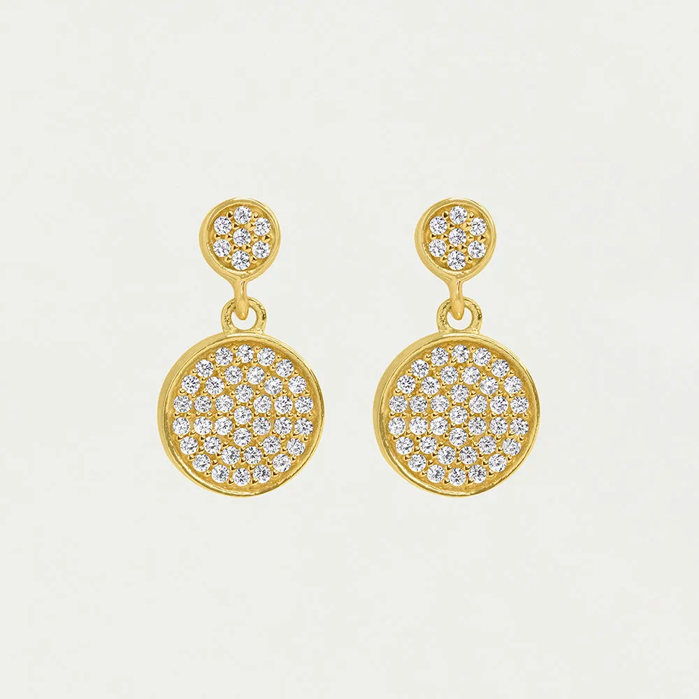 Petit Pavé Droplet Earrings