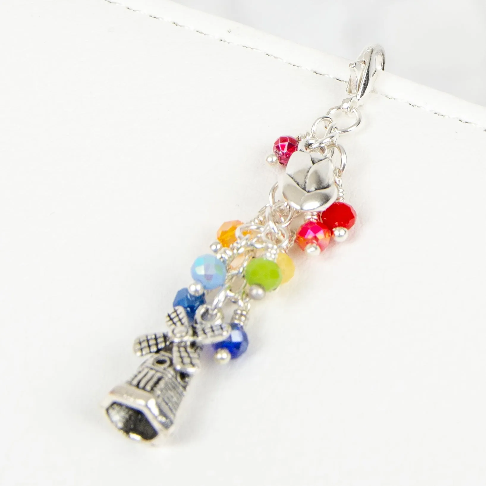 Windmill and Tulip Planner Charm Dangle