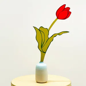 Wooden French Tulip Forever Flower